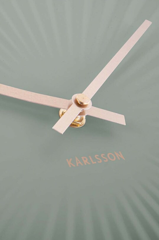 Obývací pokoj a ložnice Nástěnné hodiny Karlsson Sensu KA5657GR zelená