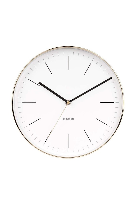 Nástenné hodiny Karlsson Minimal biela KA5695WH