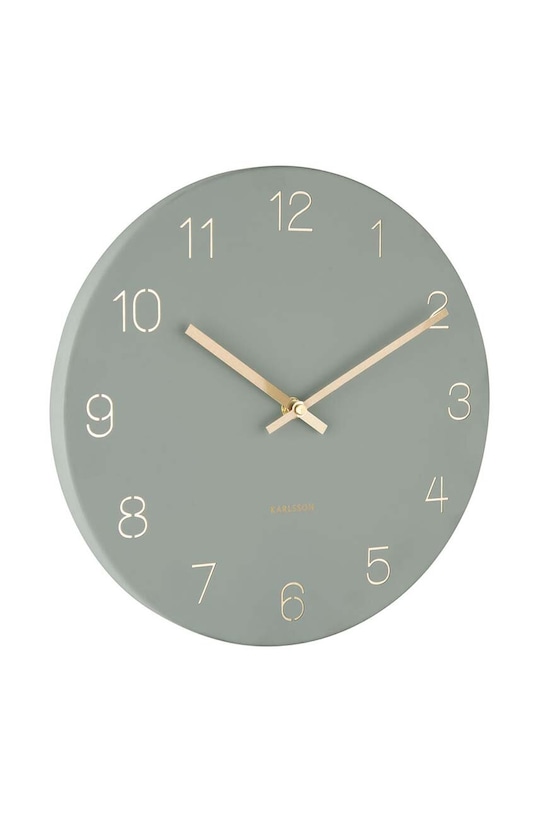Ρολόι τοίχου Karlsson Charm Numbers KA5788GR πράσινο AA00