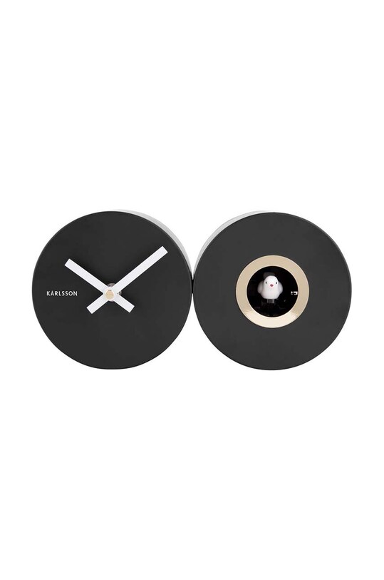 Годинник із зозулею Karlsson Duo Cuckoo чорний KA5789BK