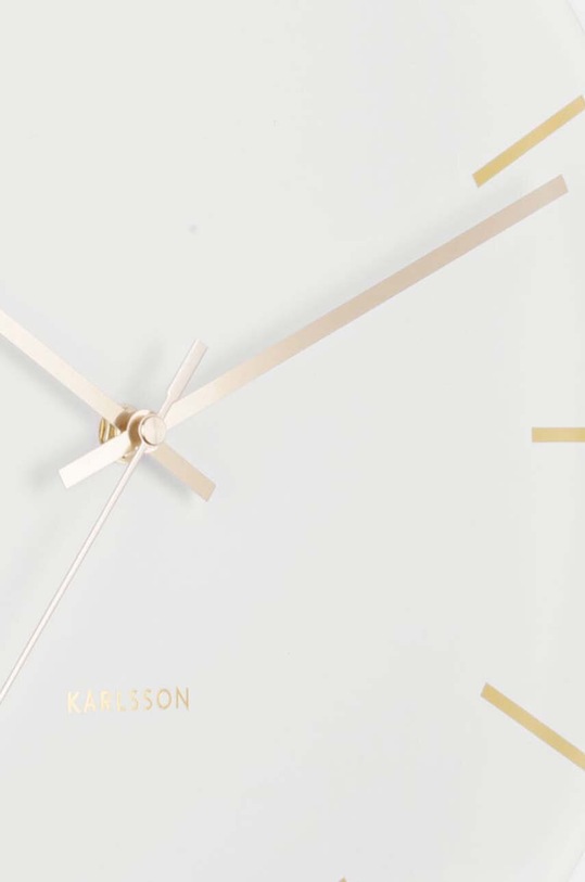 Σαλόνι και υπνοδωμάτιο Ρολόι τοίχου Karlsson Globe KA5840WH λευκό