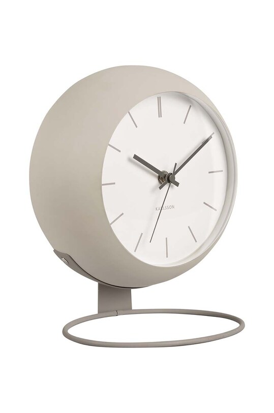 Настільний годинник Karlsson Nirvana Globe KA5858WG сірий AA00
