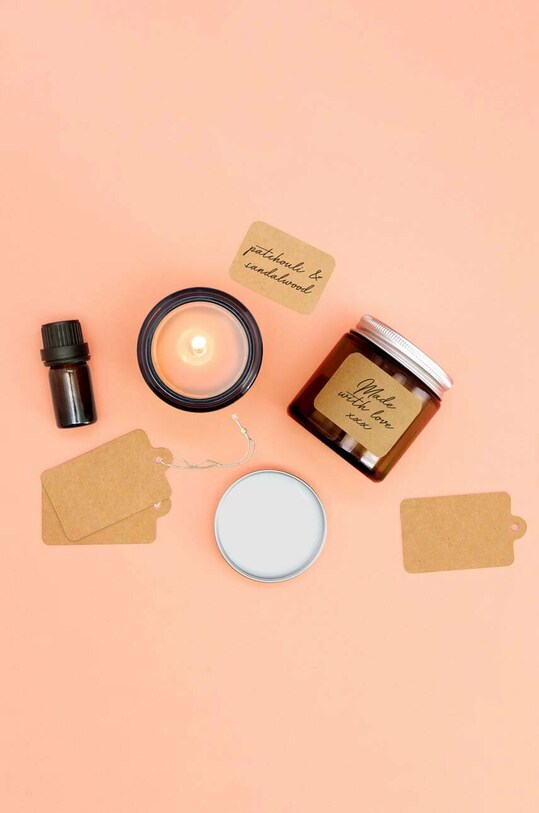 Sada na výrobu svíček Luckies of London Calm Club Wax & Wick vícebarevná LK.CCWW