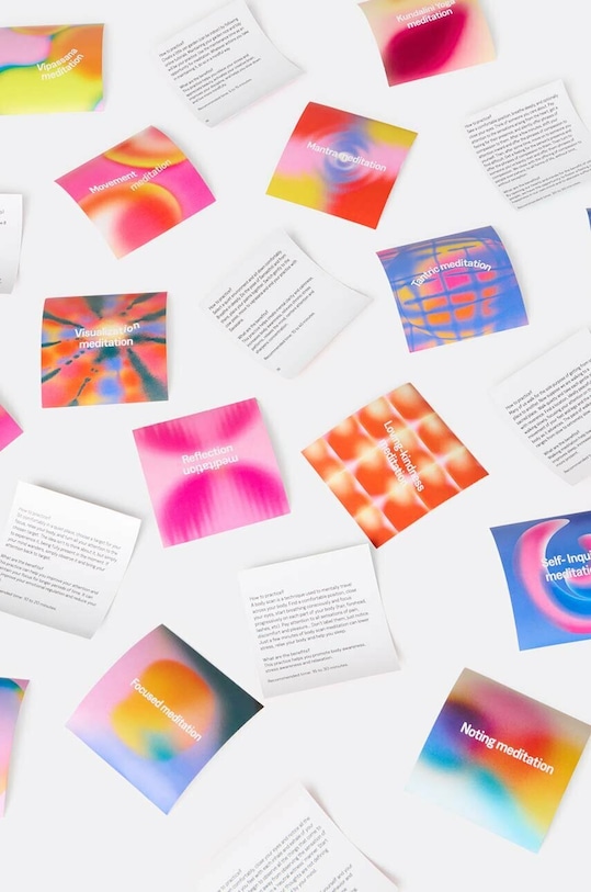 Lifestyle Another Me zestaw karteczek 30 Day Challenge, Meditation, English AM30CHBOMEE multicolor