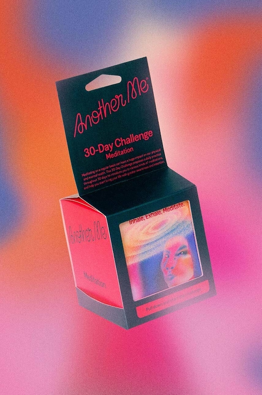 Another Me zestaw karteczek 30 Day Challenge, Meditation, English AM30CHBOMEE multicolor