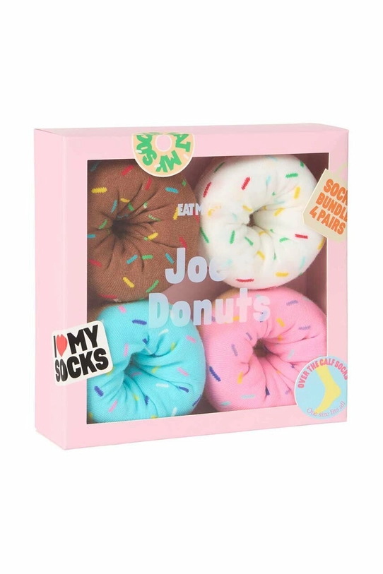 Eat My Socks skarpetki Joes Donuts 4-pack multicolor EMSNOCDOX4