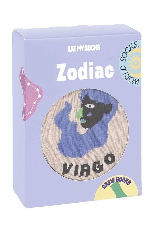 Eat My Socks sosete Zodiac Virgo multicolor EMSNCRZOVI