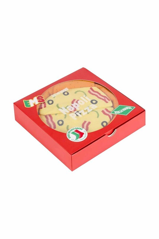 Ponožky Eat My Socks Napoli Pizza 2-pack vícebarevná EMSNOCPIX2