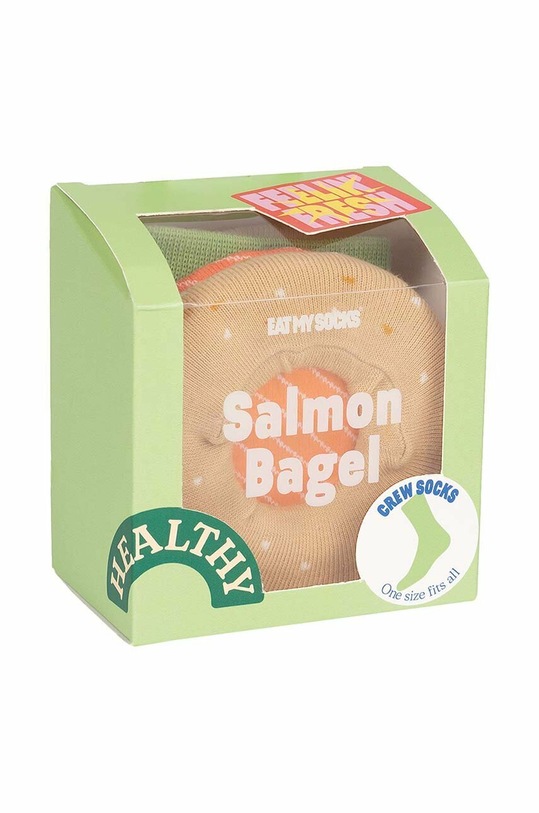 Ponožky Eat My Socks Salmon Bagel vícebarevná EMSNCRBASA