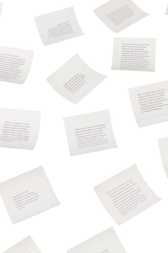 Lifestyle Another Me set de sticky notes 30 Day Challenge, Gratitude, English AM30CHBOGRE multicolor