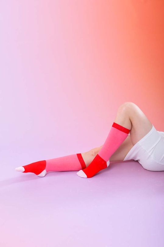 Чорапи Eat My Socks Viva la Vulva многоцветен EMSNCVIVWH