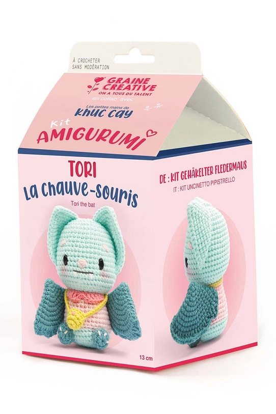 Лайфстайл Набір для в'язання гачком Graine Creative Kit AMigurami Chauve-Souris 420248 барвистий