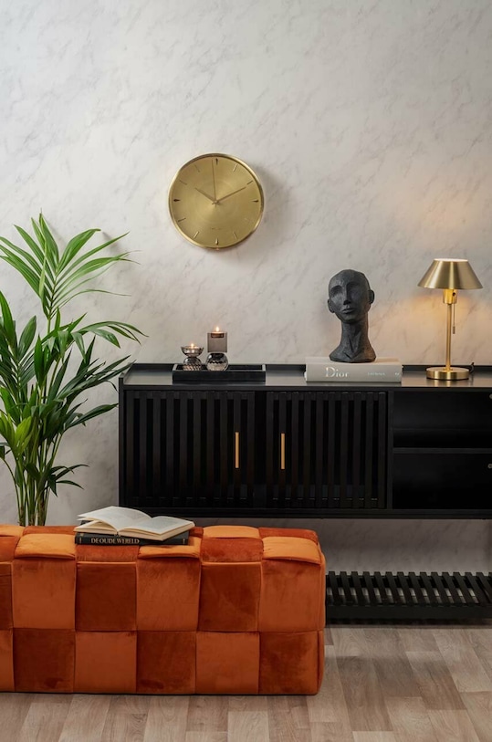 Karlsson zegar ścienny KA5896GD żółty