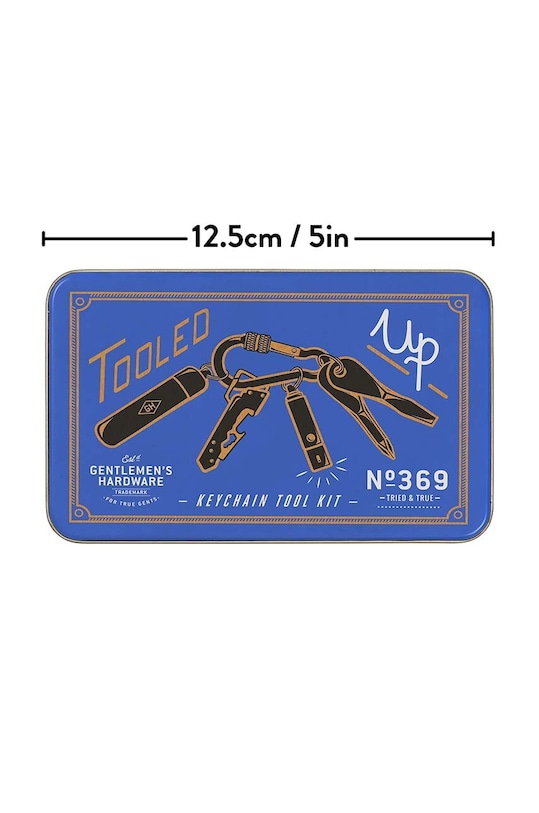 Lifestyle Gentlemen's Hardware multitool Everyday Key Chain Kit GEN369UK multicolor