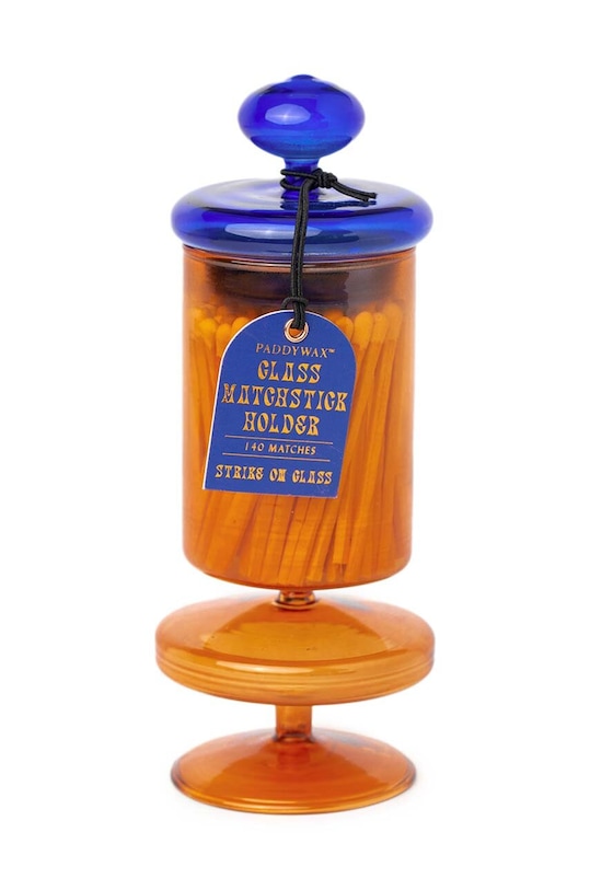 Zápalky ve skleněné nádobce Paddywax .Bubble Glass Match Holder 140-pack vícebarevná ACC28EU
