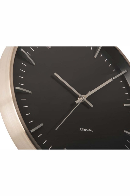 Dnevni boravak i spavaća soba Zidni sat Karlsson KA5911SI crna