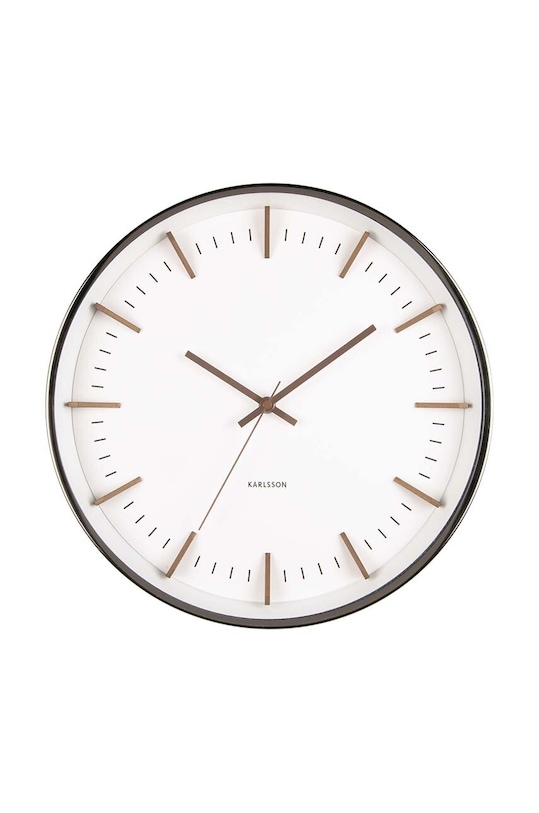 Стенен часовник Karlsson бял KA5911GM