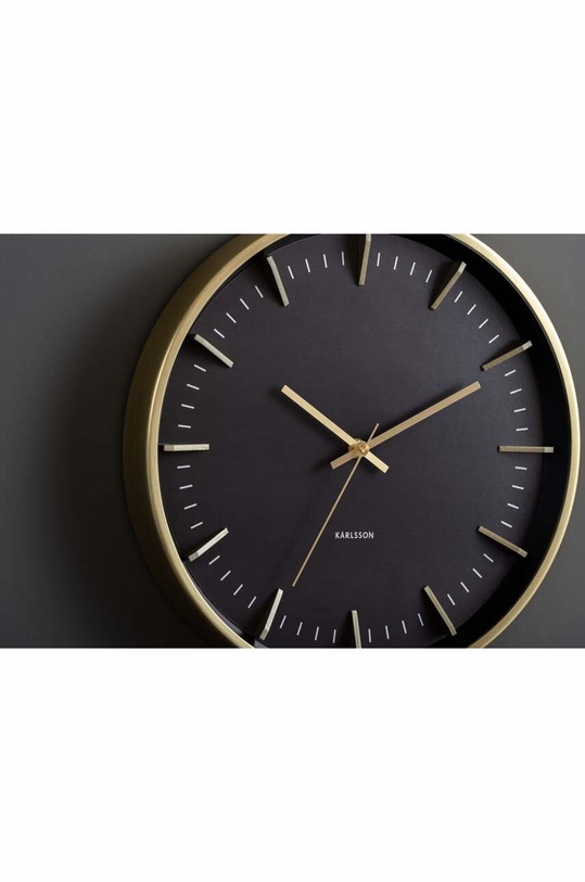 Nástěnné hodiny Karlsson KA5911GD žlutá