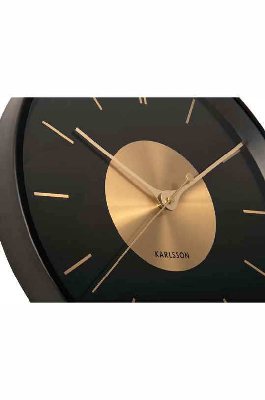Salon i sypialnia Karlsson zegar ścienny KA5918BK czarny