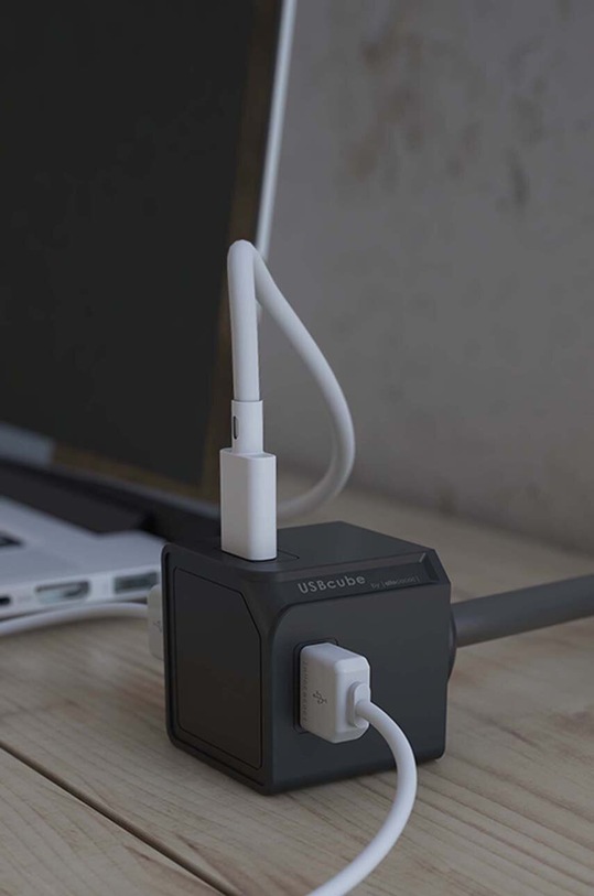 Lifestyle PowerCube ładowarka portowa usb USBcube Extended USB A+C 10467BK/EUACMC czarny
