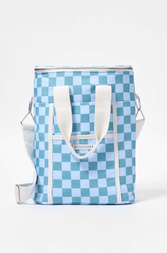 Termotaška na nápoje SunnyLife Canvas Drinks Bag S3DDRKSS modrá AA00