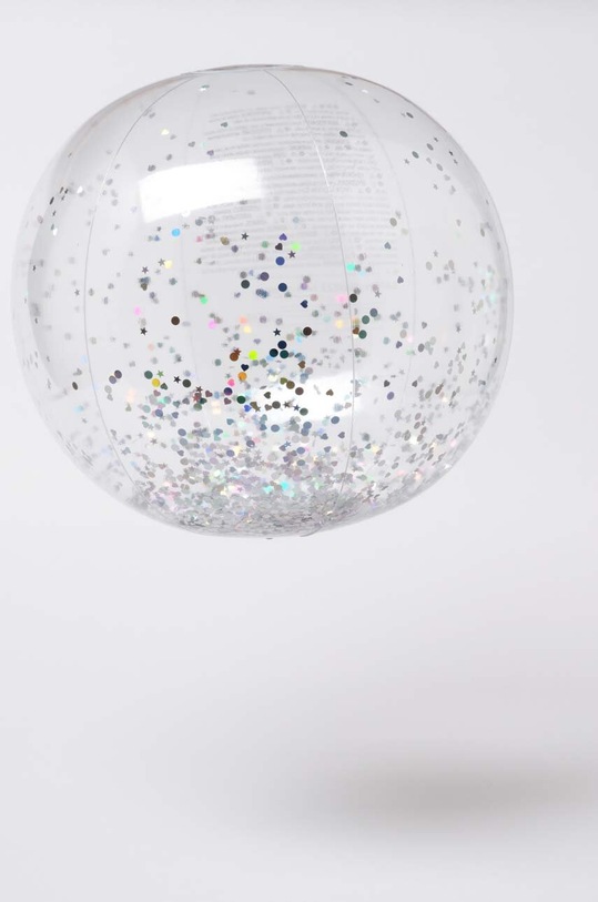SunnyLife piłka plażowa Glitter S3PBSNGL transparentny AA00