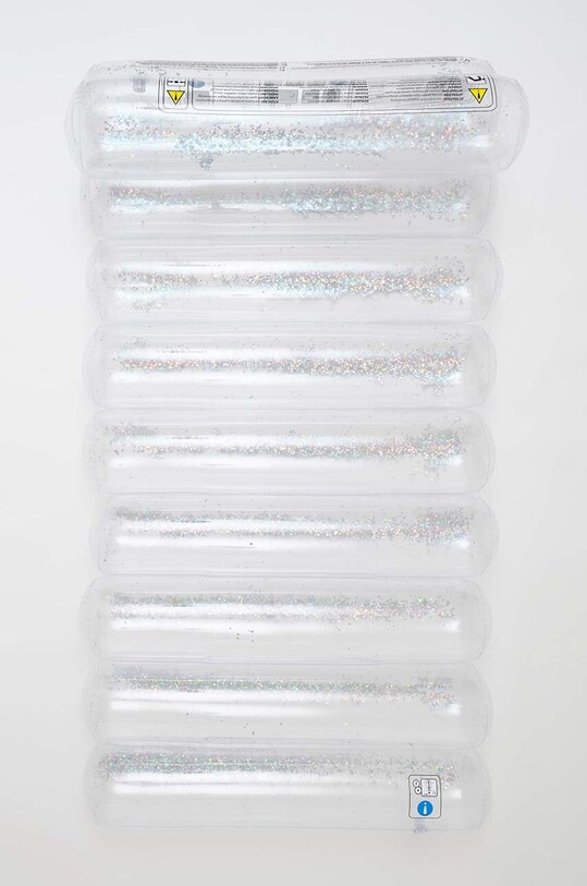 SunnyLife materac dmuchany do pływania Lilo Glitter S3LTUBGL transparentny AA00