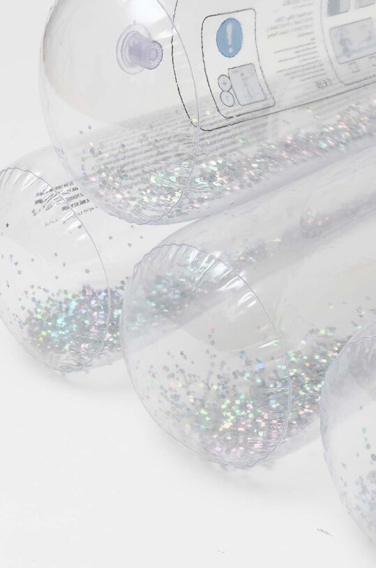 Lifestyle SunnyLife materac dmuchany do pływania Lilo Glitter S3LTUBGL transparentny