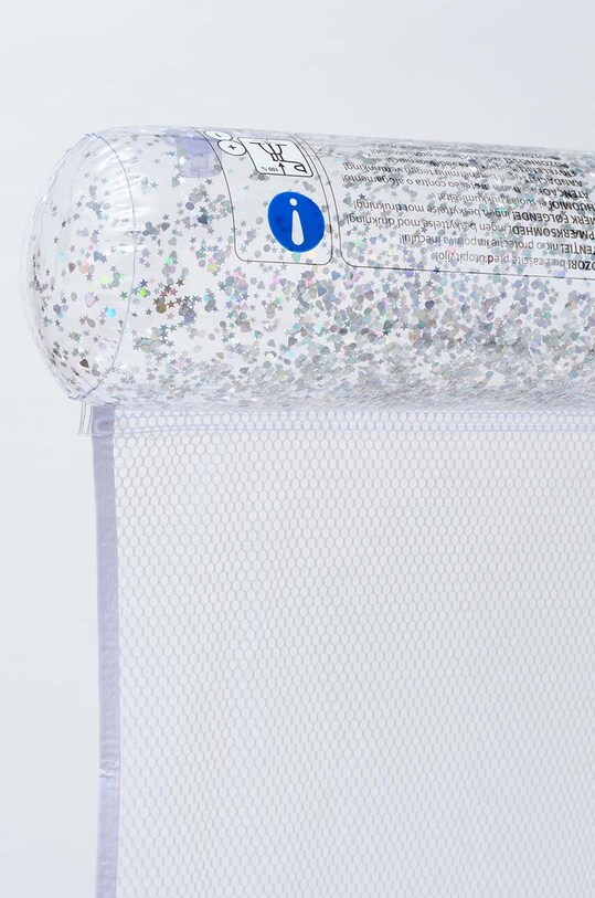 Лайфстайл Надуваем дюшек за плуване SunnyLife Float Glitter S3LHAMGL прозрачен