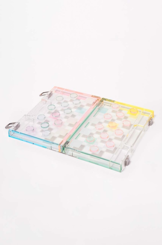 SunnyLife șah și table Mini Lucite Aurora S35LMCHK multicolor AA00