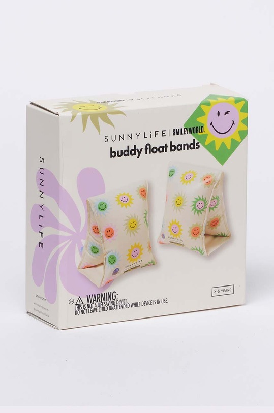 SunnyLife gyerek karúszó Buddy Float Bands x SmileyWorld®? 2 db többszínű S3LBARSM