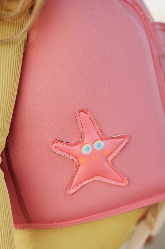 Prsluk za plivanje za djecu SunnyLife Sol Sea x SmileyWorld roza S3VEUSOT