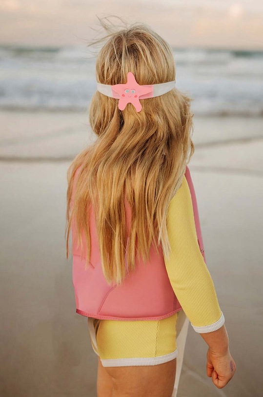 Prsluk za plivanje za djecu SunnyLife Sol Sea x SmileyWorld S3VEUSOT roza