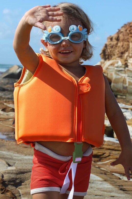 Дитячий жилет для плавання SunnyLife Sonny the Sea Creature помаранчевий S3VEUSSO