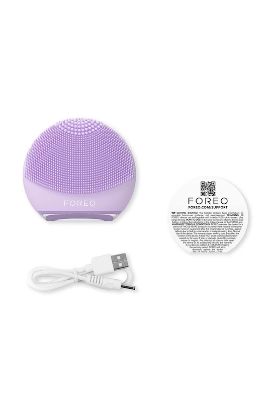 Домашнее SPA Щетка для массажа и очищения кожи лица FOREO LUNA™ 4 Go F1337 фиолетовой