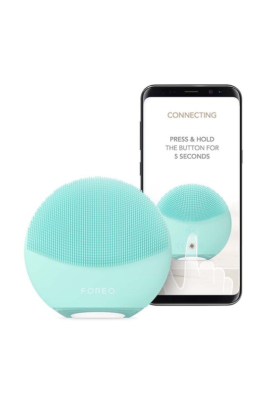Home SPA FOREO dwustronny masażer oczyszczający skórę twarzy LUNA™ 4 Mini F1313 turkusowy