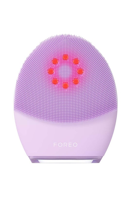 FOREO perie pentru curățarea anti-îmbătrânire și liftingul pielii feței LUNA™ 4 Plus Sensitive Skin violet F1238.