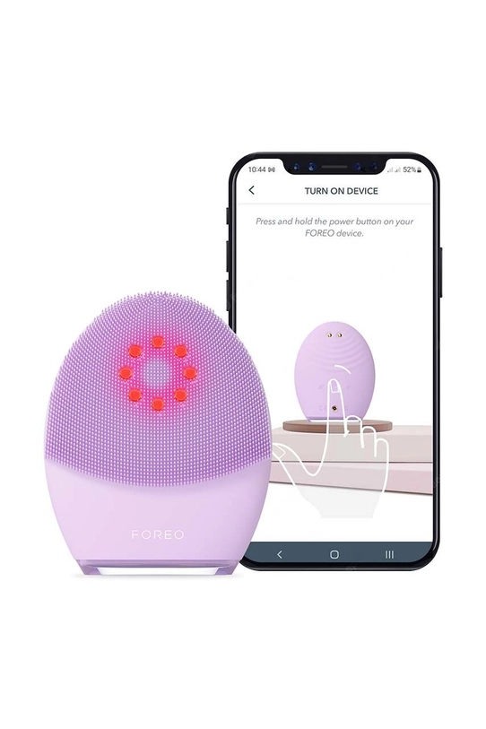 Домашнє SPA Щітка для anti-age очищення та ліфтингу шкіри обличчя FOREO LUNA™ 4 Plus Sensitive Skin F1238. фіолетовий