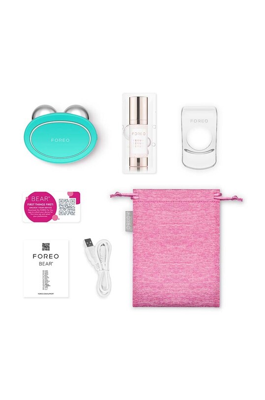 Home SPA FOREO urządzenie do modelowania twarzy BEAR™ F0118 turkusowy