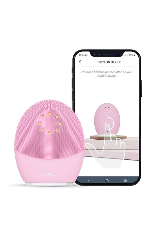 Home SPA FOREO urządzenie do termicznego oczyszczania twarzy i modelowania mikroprądem LUNA™ 3 Plus F9373 różowy