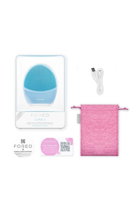 FOREO szczoteczka masująca i czyszcząca skórę twarzy LUNA™ 3 Combination Skin niebieski F9144