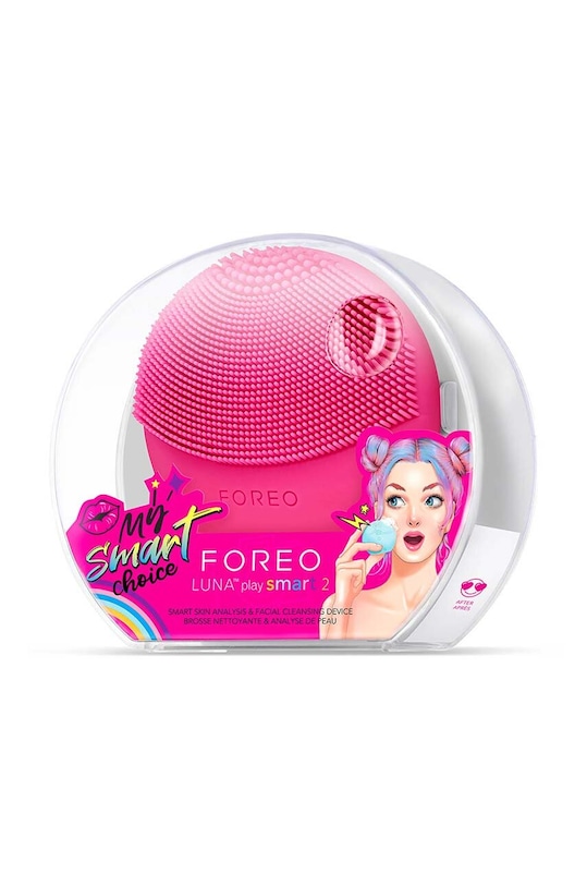 FOREO urządzenie do inteligentnej analizy i oczyszczania skóry twarzy LUNA™ Play Smart 2 różowy F0170