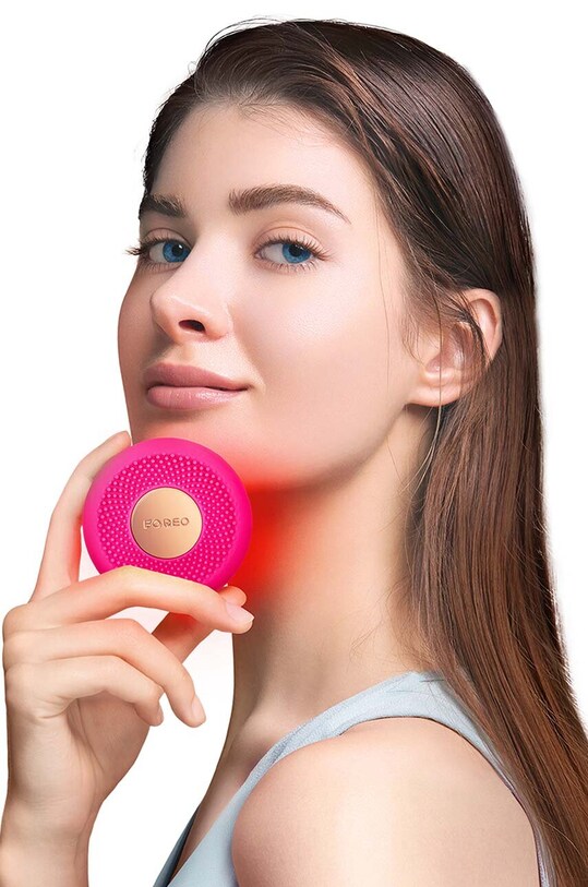 Уред за нанасяне на маски и светлинна терапия FOREO UFO™ Mini 2 розов F9670