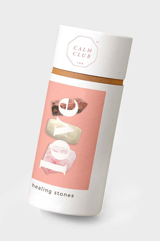 Křišťálová sada se stojanem Luckies of London Love Healing Stones vícebarevná LK.CCLOVEC