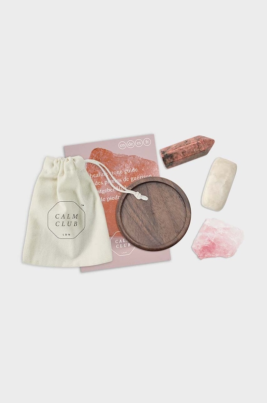 Křišťálová sada se stojanem Luckies of London Love Healing Stones LK.CCLOVEC vícebarevná AA00