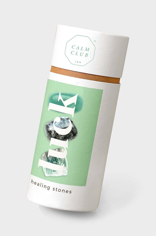 Křišťálová sada se stojanem Luckies of London Luck Healing Stones vícebarevná LK.CCLUCKC