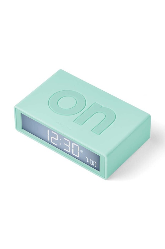 Living și dormitor Lexon ceas deşteptător controlat prin radio Flip+ LR150M1 turcoaz