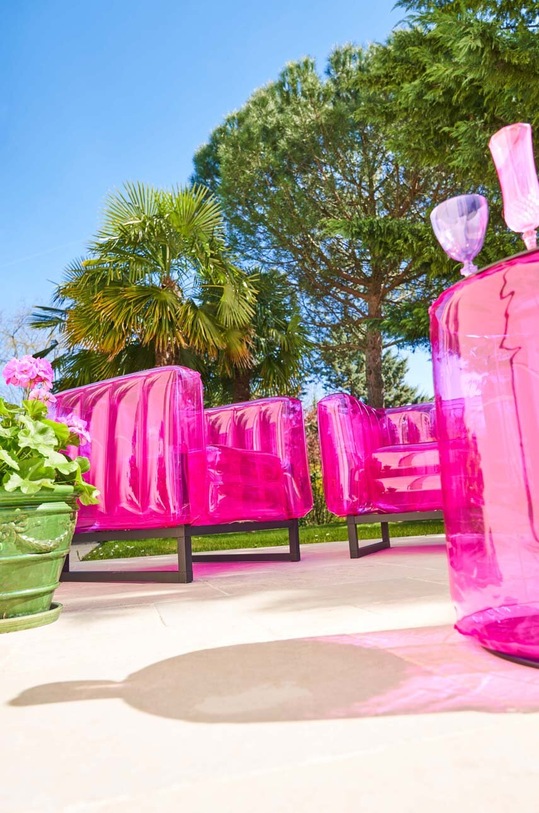 Mojow poltrona gonfiabile Yomi FYCNEKO06RC rosa