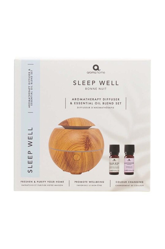 Aroma Home zestaw dyfuzor ultradźwiękowy z olejkami eterycznymi Sleep Well AH0040SW multicolor AA00