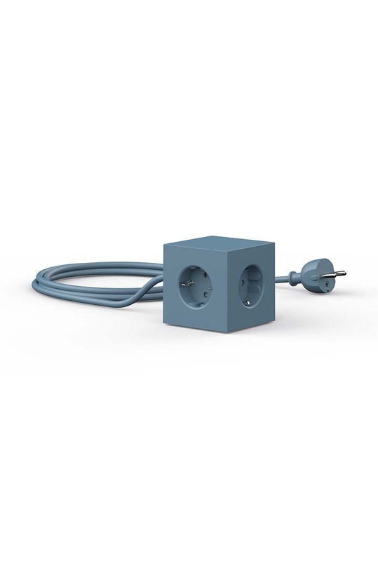 Magnetická nabíjacia kocka Avolt Square 1, 2 x USB, 1,8 m modrá SQ1.F.USB.BL